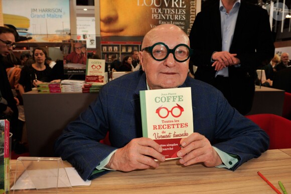Jean-Pierre Coffe lors de la 33e édition du Salon du Livre Porte de Versailles à Paris, le 23 mars 2013