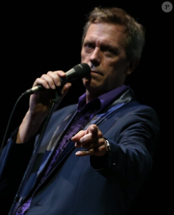 Hugh Laurie en concert à Sao Paulo au Brésil, le 29 mars 2014.