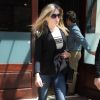 Jennifer Aniston dans le Midtown, New York, le 29 avril 2015.