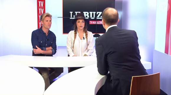 Capucine Anav et Benoît Dubois s'expriment sur leur amitié et sur avenir à NRJ12. Le Buzz TV, avril 2015.