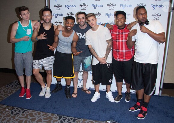 Justin Bieber à la soirée "Mayweather Vs. Pacquiao" à Las Vegas, le 2 mai 2015 