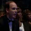Le prince Albert de Monaco et Whitney Houston - Jordy live aux World Music Awards, à Monaco en (1994).
