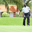 Alfonso Ribeiro et Lawrence Taylor lors du célèbre Irie weekend celebrity Golf Tournament à Miami Beach, le 28 juin 2009