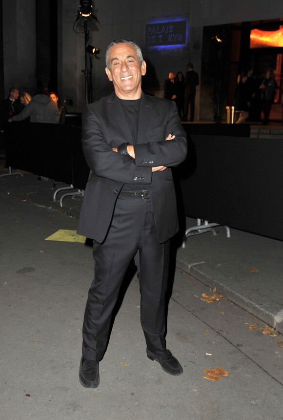 Thierry Ardisson - Arrivées des people à la soirée des 30 ans de Canal + au Palais de Tokyo à Paris le 4 novembre 2014. 