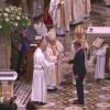 Baptême de Jacques et Gabriella en la Cathédrale Notre-Dame-Immaculée de Monaco, le 10 mai 2015.