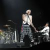 Gwen Stefani et le groupe No Doubt sur scène à Las Vegas lors du festival Rock in Rio USA. Le 8 mai 2015.