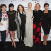 Frances Fisher, Selma Blair, Marianne Williamson, Kelly Rutherford, Melanie Griffith et Kris Jenner à la soirée "Children's Justice Campaign" à Beverly Hills. Le 12 mai 2015 
