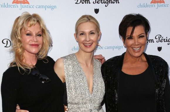 Melanie Griffith, Kelly Rutherford et Kris Jenner à la soirée "Children's Justice Campaign" à Beverly Hills. Le 12 mai 2015 