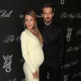  Blake Lively enceinte et son mari Ryan Reynolds - People &agrave; la soir&eacute;e "Angel Ball 2014" &agrave; New York, le 20 octobre 2014. 