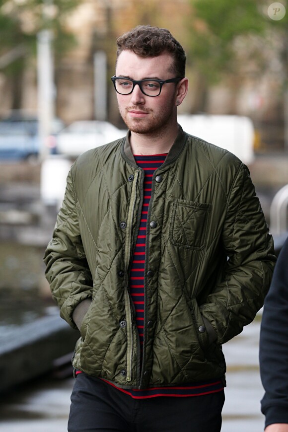 Sam Smith dans les rues de Sydney le 26 avril 2015