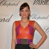 Exclusif - Marion Cotillard (robe Balmain) - Soirée de la remise du trophée Chopard sur la terrasse de l'hôtel Martinez à Cannes, le 15 mai 2015.