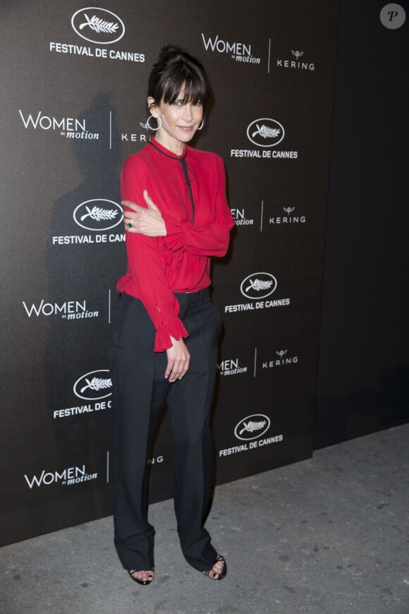 Sophie Marceau - Remise du Prix Kering "Women in Motion" au Suquet lors du 68e Festival international du film de Cannes le 17 mai 2015