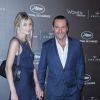 Gilles Lellouche et sa compagne Alizée Guinochet - Remise du Prix Kering "Women in Motion" au Suquet lors du 68e Festival international du film de Cannes le 17 mai 2015