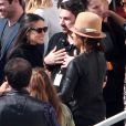  Rumer Willis se pr&eacute;pare pour la finale de Dancing With the Stars avec sa famille. Sa m&egrave;re Demi Moore, ses soeurs Tallulah Belle et Scout LaRue ainsi que son p&egrave;re Bruce Willis et sa nouvelle &eacute;pouse Emma Hemming. Le 18 mai 2015 