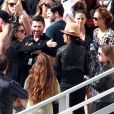  Rumer Willis se pr&eacute;pare pour la finale de Dancing With the Stars avec sa famille. Sa m&egrave;re Demi Moore, ses soeurs Tallulah Belle et Scout LaRue ainsi que son p&egrave;re Bruce Willis et sa nouvelle &eacute;pouse Emma Hemming. Le 18 mai 2015 