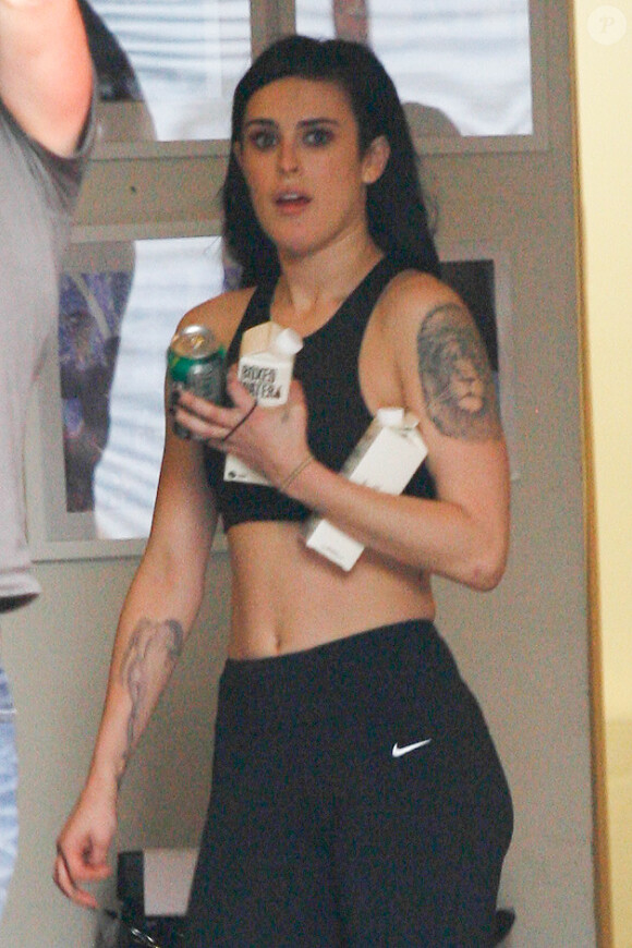 Rumer Willis lors des répétitions de Dancing With The Stars, Los Angeles, le 16 mai 2015
