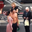 Rumer Willis et Val Chmerkovskiy lors de la première partie de la finale de Dancing With The Stars, le 18 mai 2015