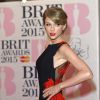 Taylor Swift - Soirée des "BRIT Awards 2015" à Londres. Le 25 février 2015.