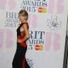 Taylor Swift - Soirée des "BRIT Awards 2015" à Londres, le 25 février 2015.