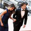 Nikki Reed et son mari Ian Somerhalder - Montée des marches du film "Youth" lors du 68e Festival International du Film de Cannes, le 20 mai 2015.