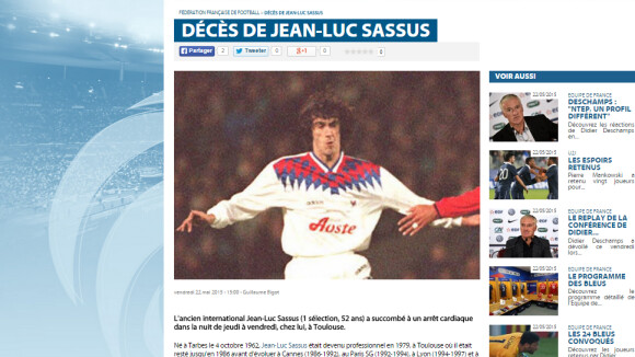 Jean-Luc Sassus : Mort à 52 ans de l'ancien joueur de l'Équipe de France