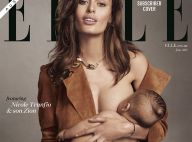 Nicole Trunfio allaite son fils en couverture d'un magazine