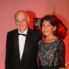 Le professeur Gérard Saillant et sa femme lors du gala de clôture du 73e Grand Prix de Monaco, le 24 mai 2015 au Sporting de Monte-Carlo.