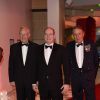 Michel Roger, ministre d'Etat monégasque, le prince Albert II de Monaco et Michel Boeri, président de l'Automobile Club de Monaco, lors du gala de clôture du 73e Grand Prix de Monaco le 24 mai 2015 au Sporting de Monte-Carlo.