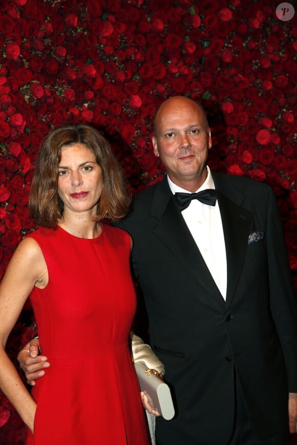 Le prince Serge de Yougoslavie et sa femme Eleonora Rajneri lors du gala de clôture du 73e Grand Prix de Monaco, le 24 mai 2015 au Sporting de Monte-Carlo.