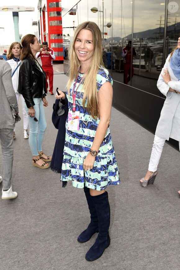 Vivian, épouse de Nico Rosberg, au Grand Prix de F1 de Monaco le 23 mai 2015
