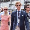 Pierre Casiraghi et sa fiancée Beatrice Borromeo au Grand Prix de Monaco le 23 mai 2015
