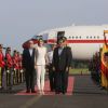 La reine Letizia d'Espagne arrive à l'aéroport international Monsignor Oscar Arnulfo Romero du Salvador le 26 mai 2015