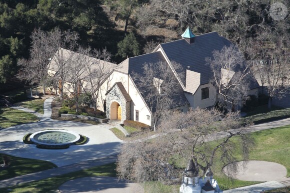 Image du célèbre ranch Neverland, de Michael Jackson, en Californie. Le 15 janvier 2013
