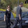 Exclusif - Ben Affleck et sa femme Jennifer Garner vont déjeuner au restaurant à Brentwood, malgré les rumeurs de séparation du couple, le 28 mai 2015.