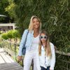 Natty Belmondo et sa fille Stella Belmondo - People au village des Internationaux de France de tennis de Roland-Garros à Paris le 30 mai 2015 
