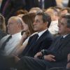 Alain Juppé, Carla Bruni-Sarkozy, Nicolas Sarkozy, François Fillon, Luc Chatel - Congrès fondateur des Républicains au Paris Events Center de la Porte de la Villette, à Paris le 30 mai 2015. 