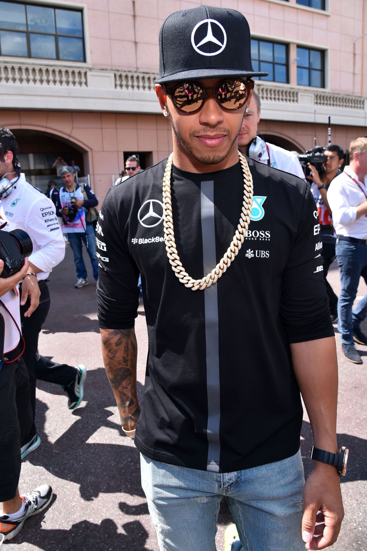 Photo : Lewis Hamilton - People au Grand Prix de formule 1 de Monaco ...