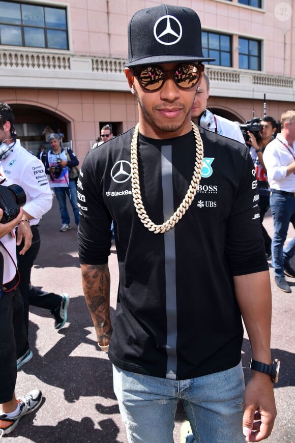 Lewis Hamilton - People au Grand Prix de formule 1 de Monaco. Le 24 mai 2015  