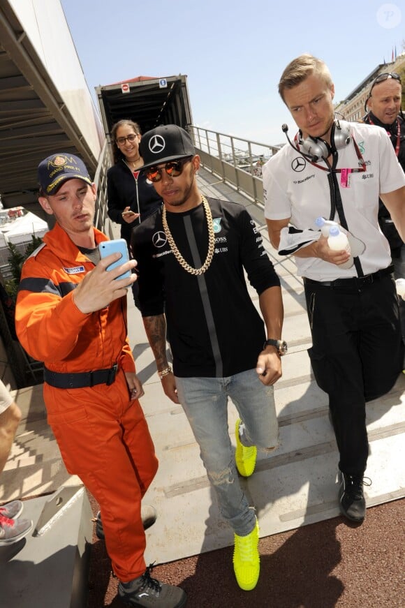 Lewis Hamilton - People lors du Grand Prix de Formule 1 de Monaco le 24 mai 2015  