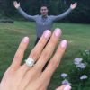 Nastia Liukin et son futur mari Matt Lombardi, sur Instagram le 2 juin 2015