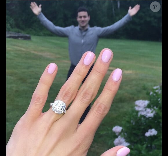 Nastia Liukin et son futur mari Matt Lombardi, sur Instagram le 2 juin 2015