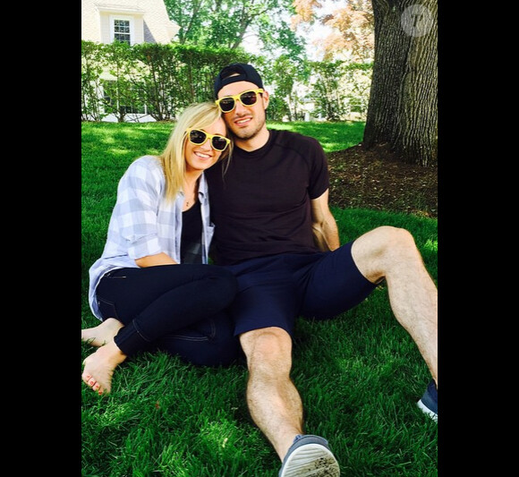 Nastia Liukin et son futur mari Matt Lombardi, sur Instagram le 30 mai 2015