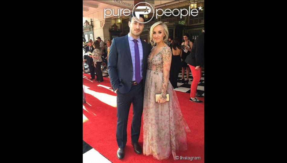  Nastia Liukin et son futur mari Matt Lombardi, sur Instagram le 24 mai 2015 