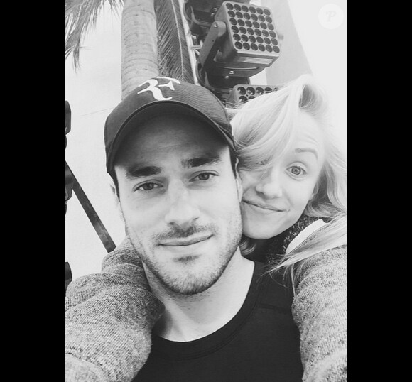 Nastia Liukin et son futur mari Matt Lombardi, sur Instagram le 18 mai 2015