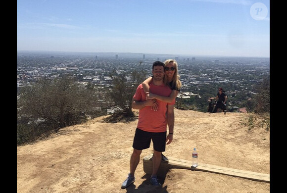 Nastia Liukin et son futur mari Matt Lombardi, sur Instagram le 23 avril 2015