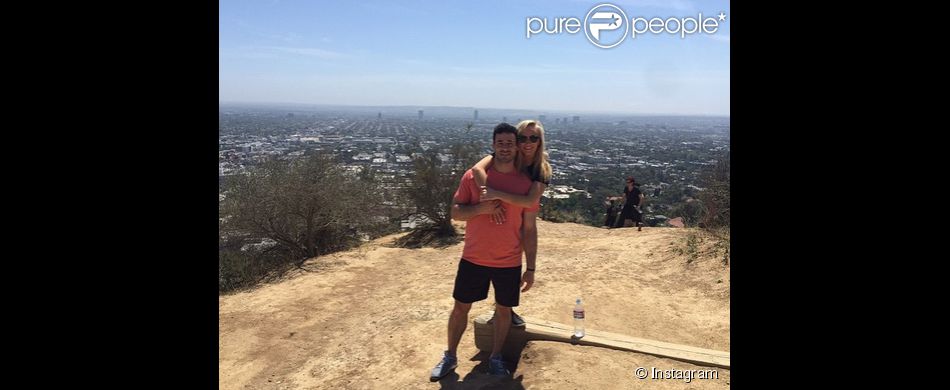  Nastia Liukin et son futur mari Matt Lombardi, sur Instagram le 23 avril 2015 