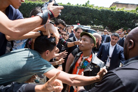 Pharrell Williams - 14ème édition du festival Mawazine à Rabat au Maroc le 30 mai 2015.  