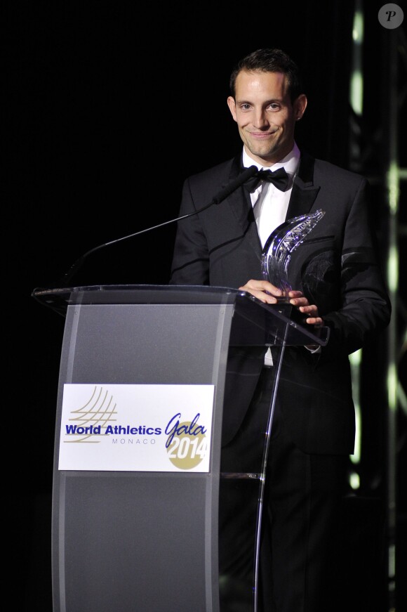 Renaud Lavillenie - Soirée de gala World Athletics IAAF 2014 à Monaco le 21 novembre 2014.