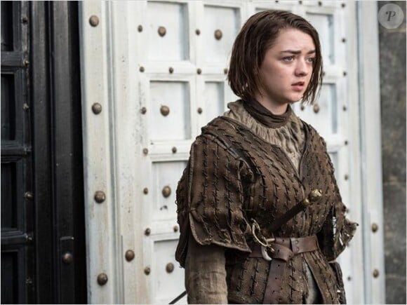 Maisie Williams (Arya) dans la série Game of Thrones.