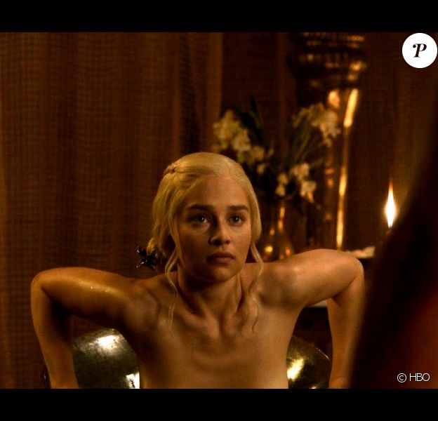 Emilia Clarke dans la série Game of Thrones.